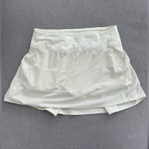 Lululemon Athletica Pale Yellow Tennis Skirt